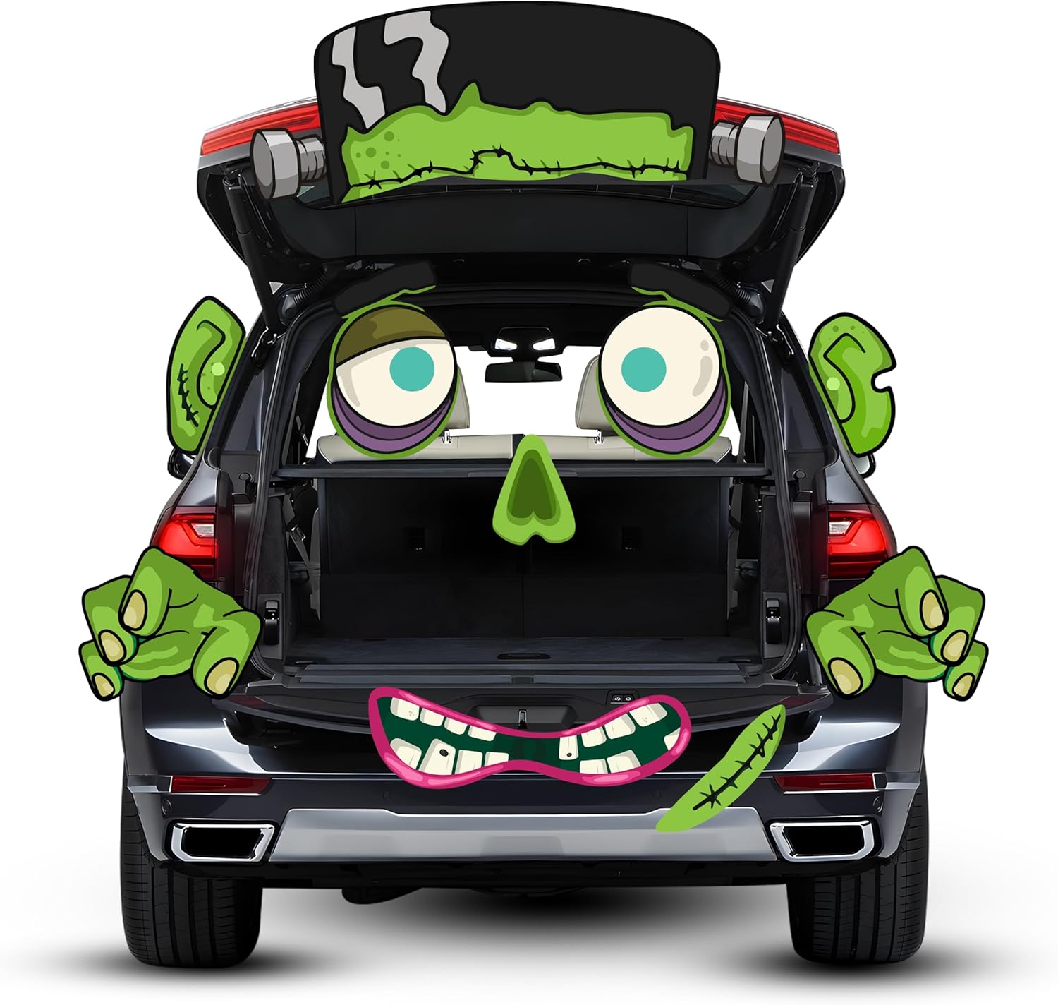 Garage Door Decorations - Halloween Trunk or Treat, Large Halloween Car Decorations kit, Halloween Decor for SUV and Truck Car Sticker, Halloween Garage Door Decor