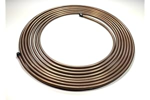 The Stop Shop 5/16" (.312") Copper Nickel Roll/Coil of Fuel or Transmission Line - 25 ft.