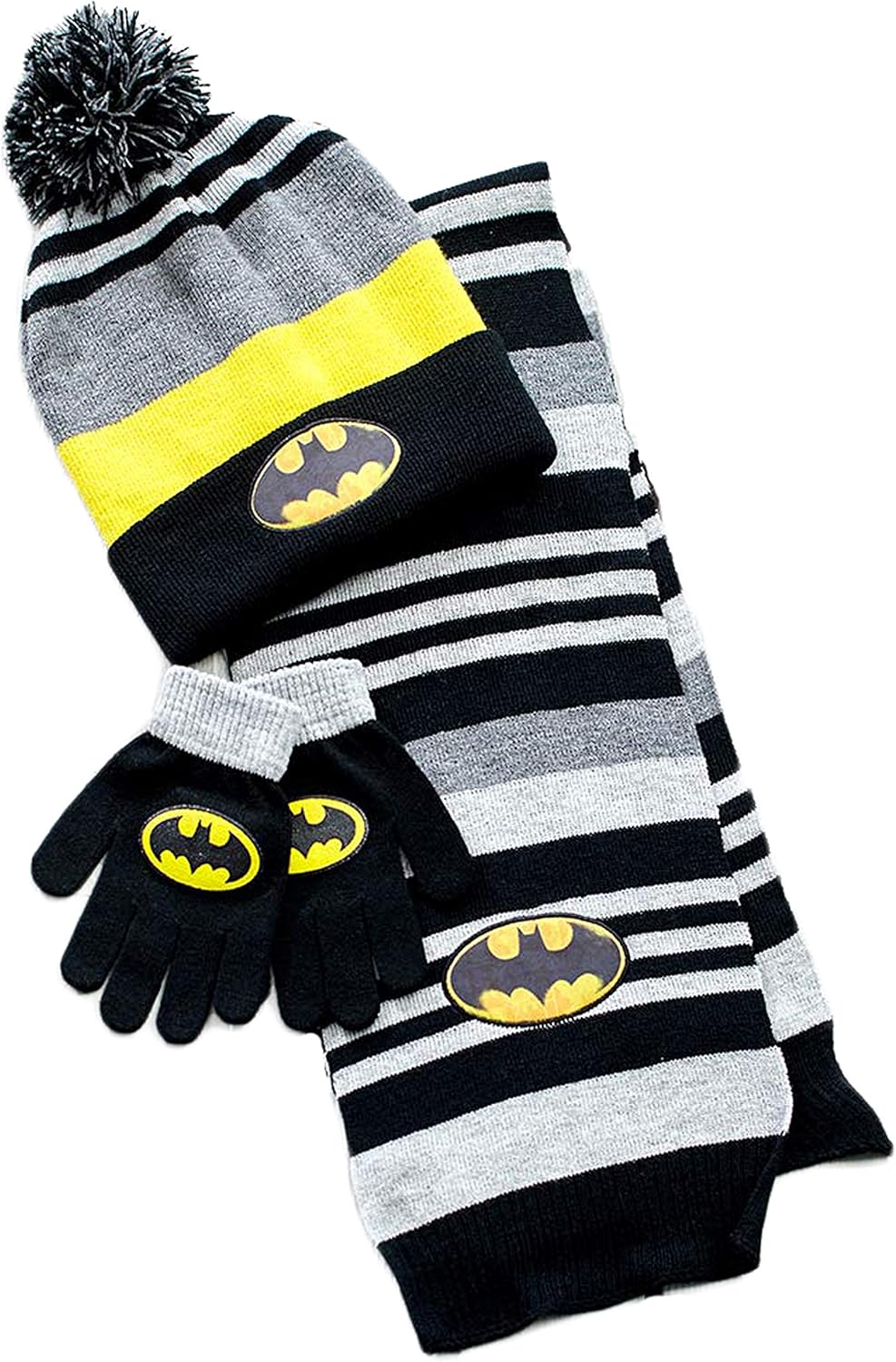 Batman hat scarf and gloves set Clearance