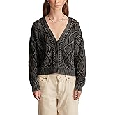 Lucky Brand Womens Cable Stitch Long Sleeve Cardi