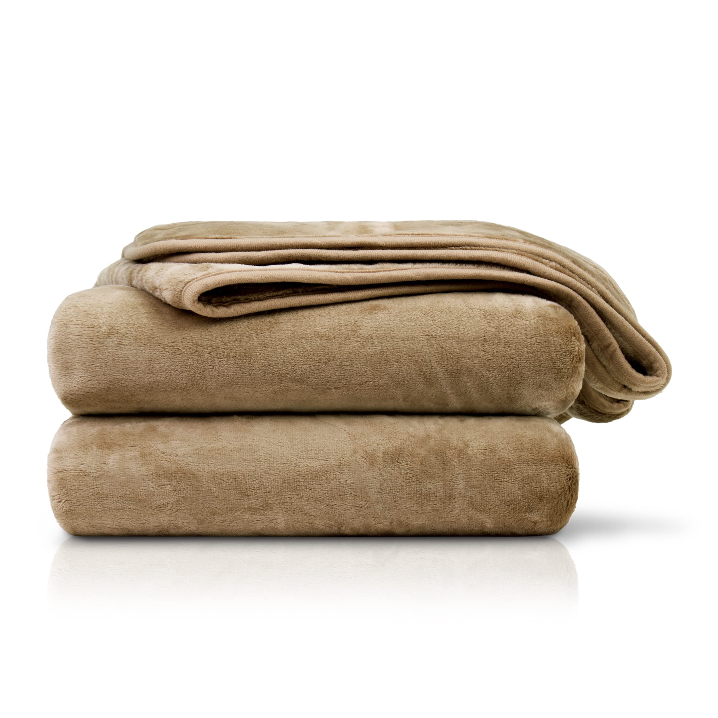 Amago - Cuddly Blanket, Cashmere Feel, 180 x 220 cm - Taupe