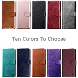 SUANPOT for Samsung S20 FE Leather Wallet case with