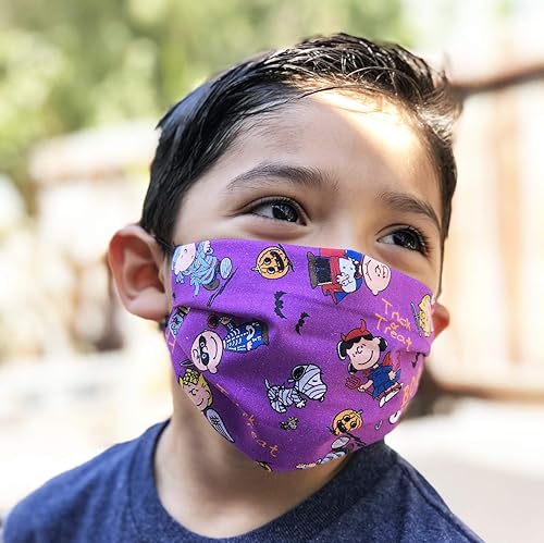 Download Amazon Com Peanuts Snoopy Halloween Face Mask For Kids And Adults With Filter Pocket Optional Adjustable Ear Straps Made Of Washable Reusable 100 Cotton Fabric Face Mask Made In Usa Free PSD Mockup Templates