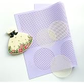 Grid silicone mat for cookie and cake decorating