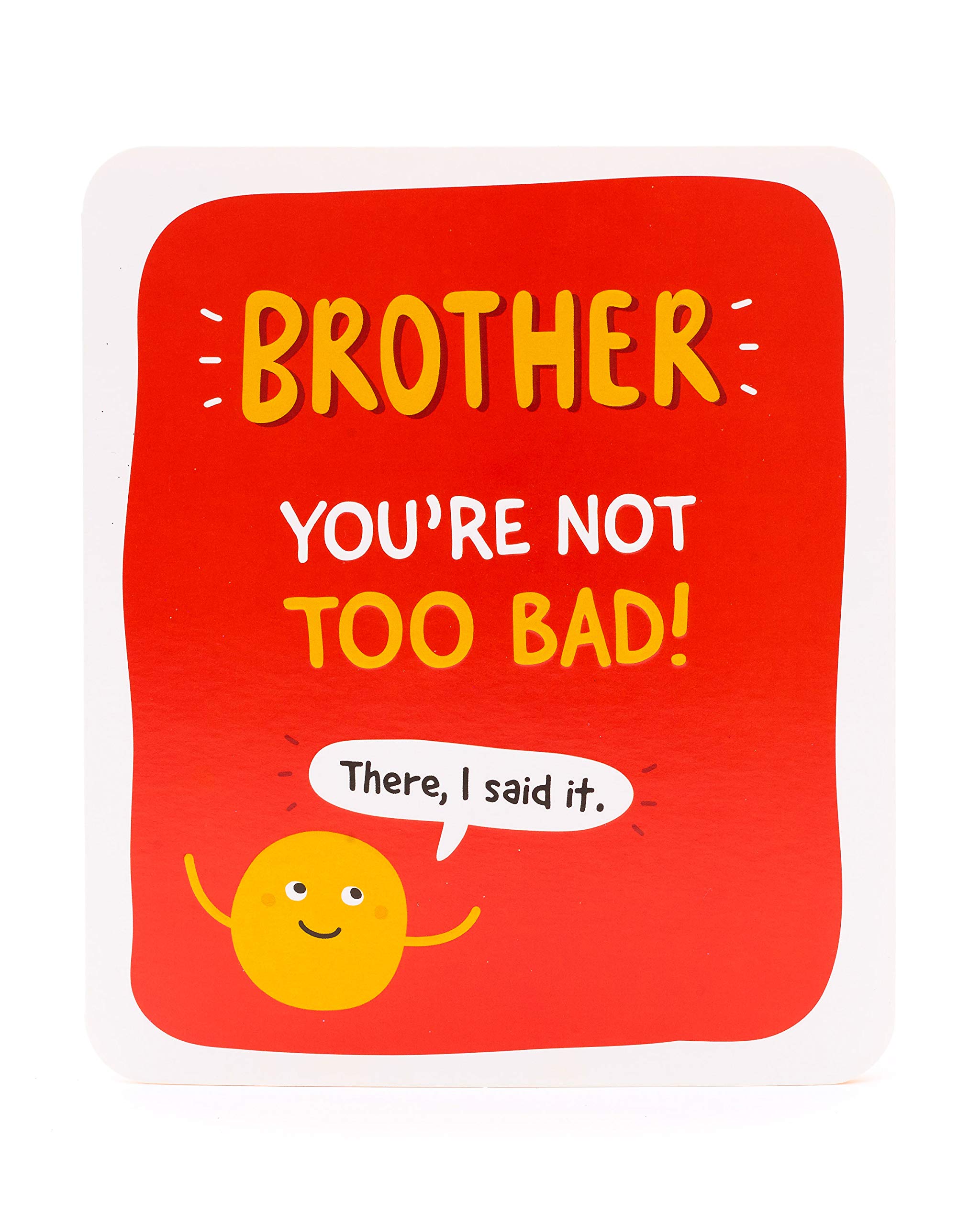 UK Greetings Brother Birthday Card - Funny Birthday Card for Him - Funny Birthday Card for Brother