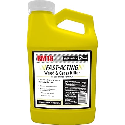 Amazon.com : RM43 43-Percent Glyphosate Plus Weed Preventer ...