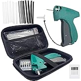 Hobanga 2027pcs Tagging Gun for Clothing - Price Tag Attacher Gun Kit for Clothes - Clothes Tagging Applicator Gun with 1 Hard Bag, 5 Needles, 1010 Black & 1010 White Fasteners