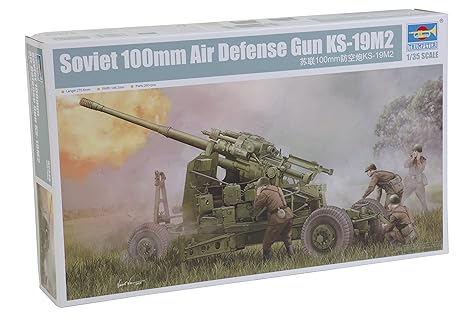 Trumpeter Soviet 100mm Air Defense Gun Ks 19 M2 Model Kit