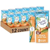 Crystal Light Drink Mix, 72 Pitcher Packets, for Flavorful Hydration and Shareable Refreshment, Artificially Flavored Peach Iced Tea, Made with Black Tea, 1.5 oz each