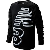 New Balance Boys Long Sleeve Shirts - Waffle Knit Long Sleeve Boys Thermal Shirt Athletic Performance Base Layer Kids (8-20)