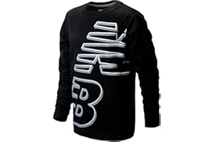 New Balance Boys Long Sleeve Shirts - Waffle Knit Long Sleeve Boys Thermal Shirt Athletic Performance Base Layer Kids (8-20)