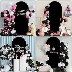 Wokceer 5FT Wedding Arch Cover Spandex Fitted