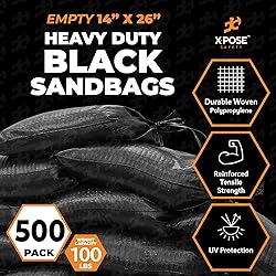 Xpose Safety Heavy Duty Sand Bags with Tie Strings