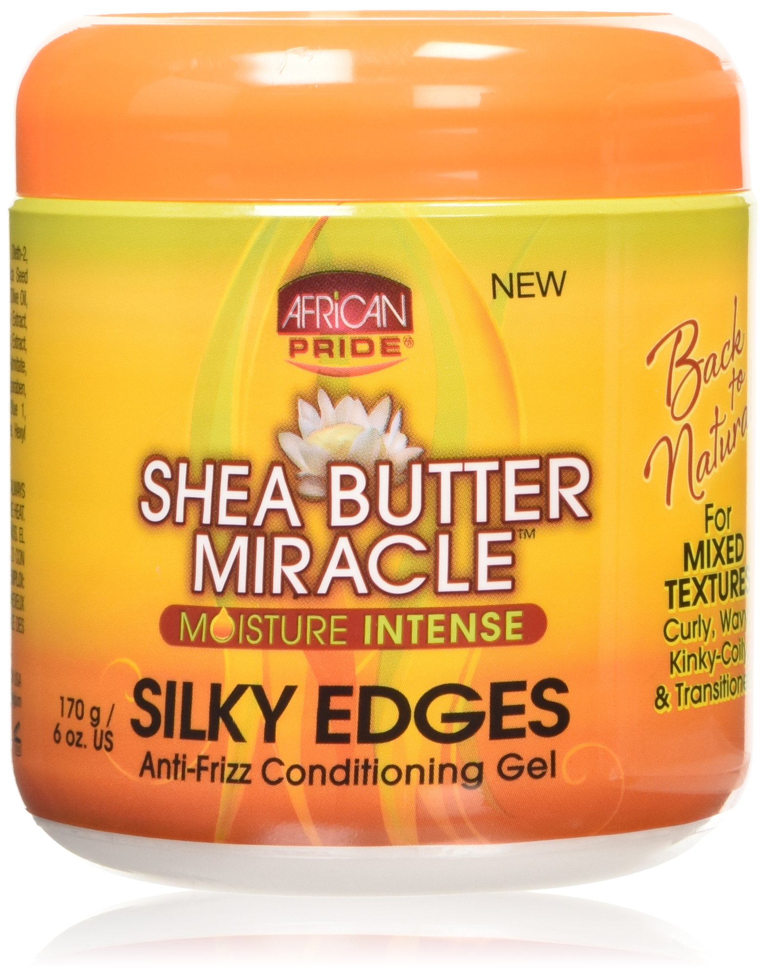 African Pride Shea Butter Miracle Silky Edge Conditioning Gel 170 g