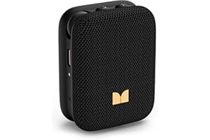 Monster Atomic Atom Haut-parleur Bluetooth portable avec micros pour appels mains libres, étanche IPX5, haut-parleur compact 