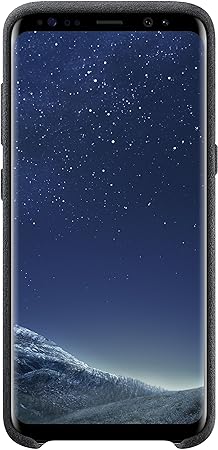 Samsung EF-XG950ASEGWW Alcantara Hülle (geeignet für Samsung S8), Silber/Grau