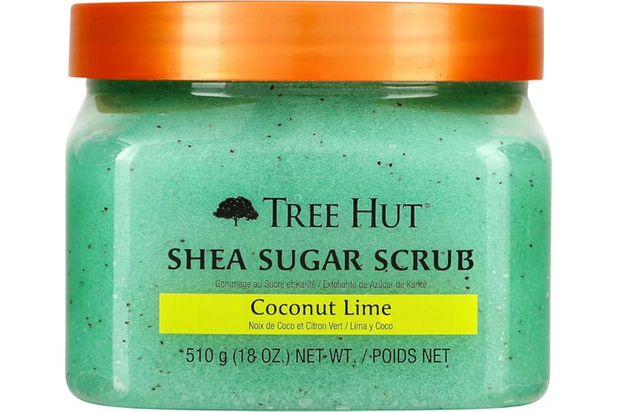 Tree Hut Shea Sugar Body Scrub Coconut Lime 18 oz