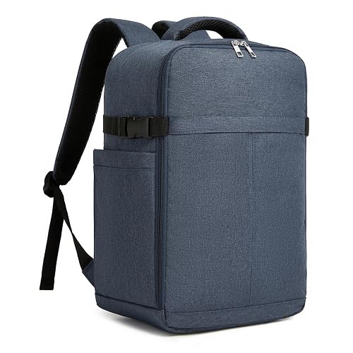 Kono Ryanair Approved Cabin Bags Underseat Cabin Bag Small Travel Backpack Carry On Hand Luggage Bag Rucksack for Men Women (Navy)