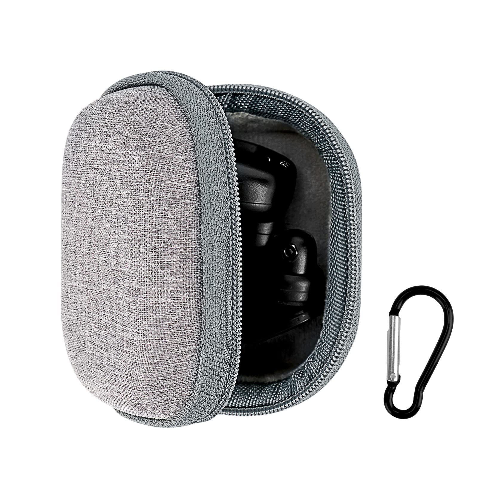 Musiin Hard Case for Guitar Tuner, Portable Guitar Tuner Storage Cover, Compatible with Fender FT-1, FCT-2, Aroma Clip-on, D'Addario Clip On, Joyo Clip-on, with Pick Holder case (Grey)