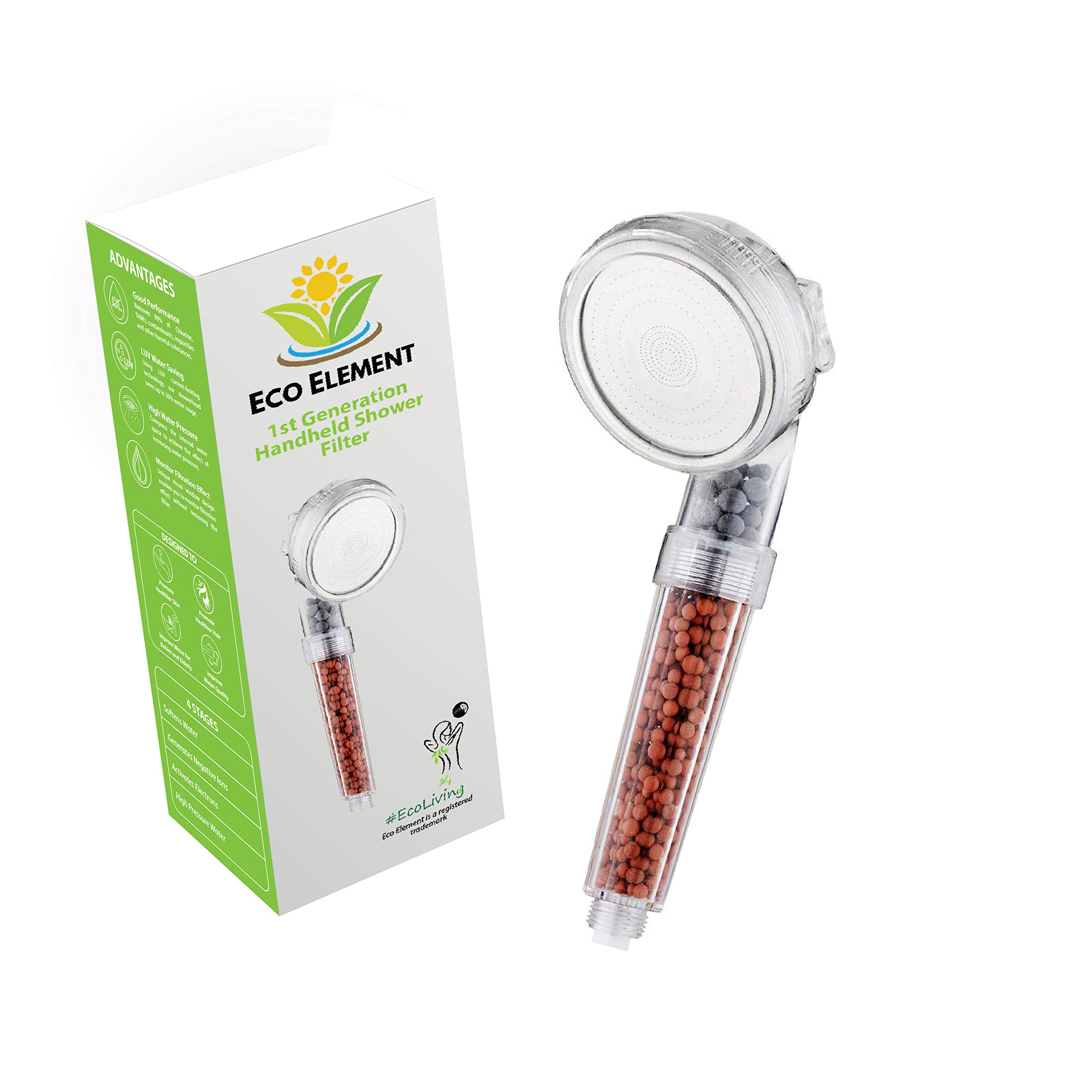 Eco Element CMIBJCK003926 EcoElement 1st Gen Transparent Shower Filter