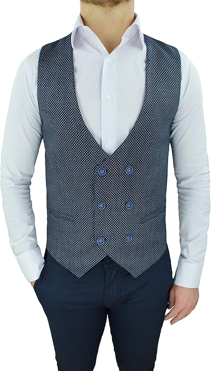 Top Tie Gilet uniforme con cerniera completa Top Tie Gilet uniforme con cerniera completa