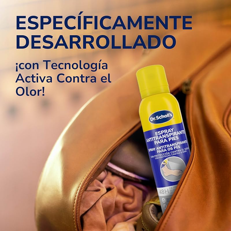 Fresh Step, Desodorante para Pies con Fórmula Antitranspirante, Neutraliza el Olor por 24h y Absorbe la Humedad y el Sudor, 1x150ml