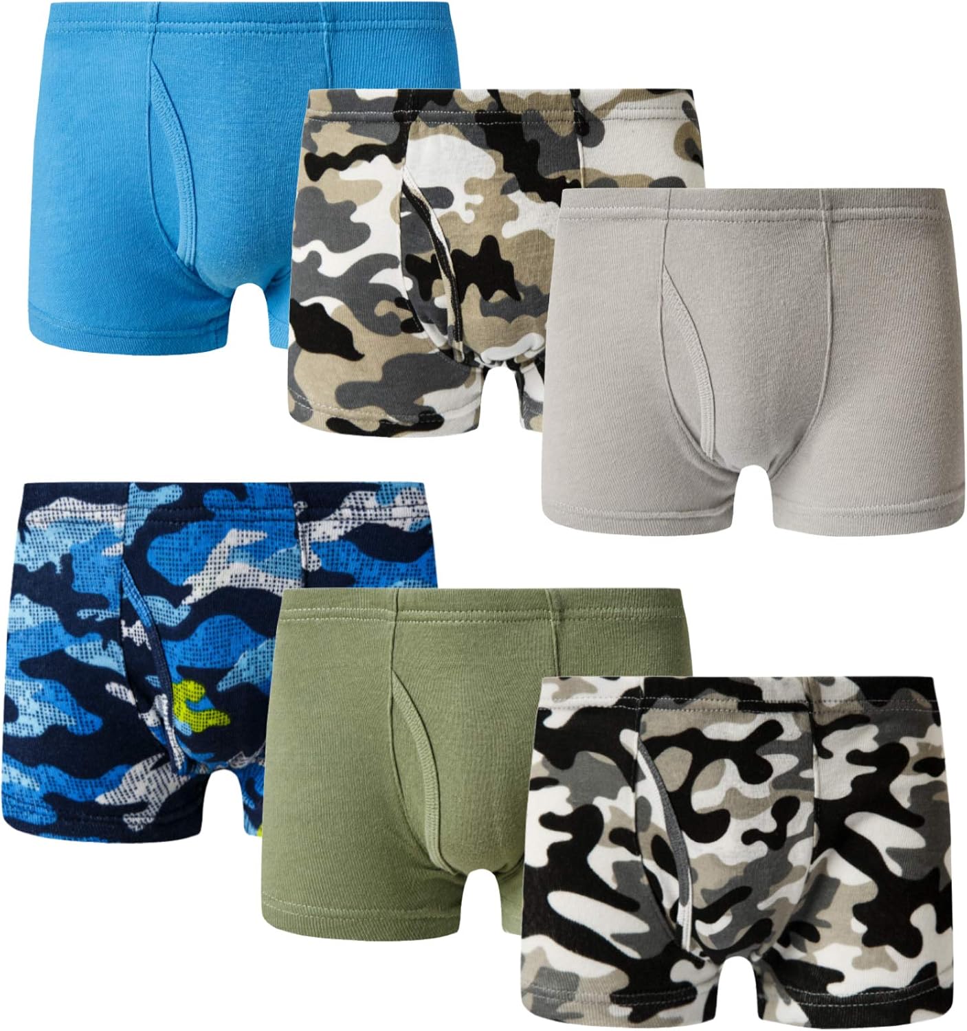 Family Feeling Little Boys' Cotton Boxer Brief Soft Underwear: Clothing