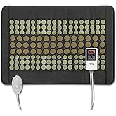 UTK Far Infrared Heating Pad for Back, 5X Pain Relief for Waist, Abdomen, Thigh, Hip, Hot to 159℉, FSA-HSA Eligible, Natural Jade & Tourmaline, Auto Shut Off, 21" x 31'' Large Size, Gift for Women Men