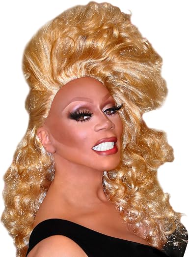 Amazon Com Party City Rupaul Side Swept Away Wig Halloween