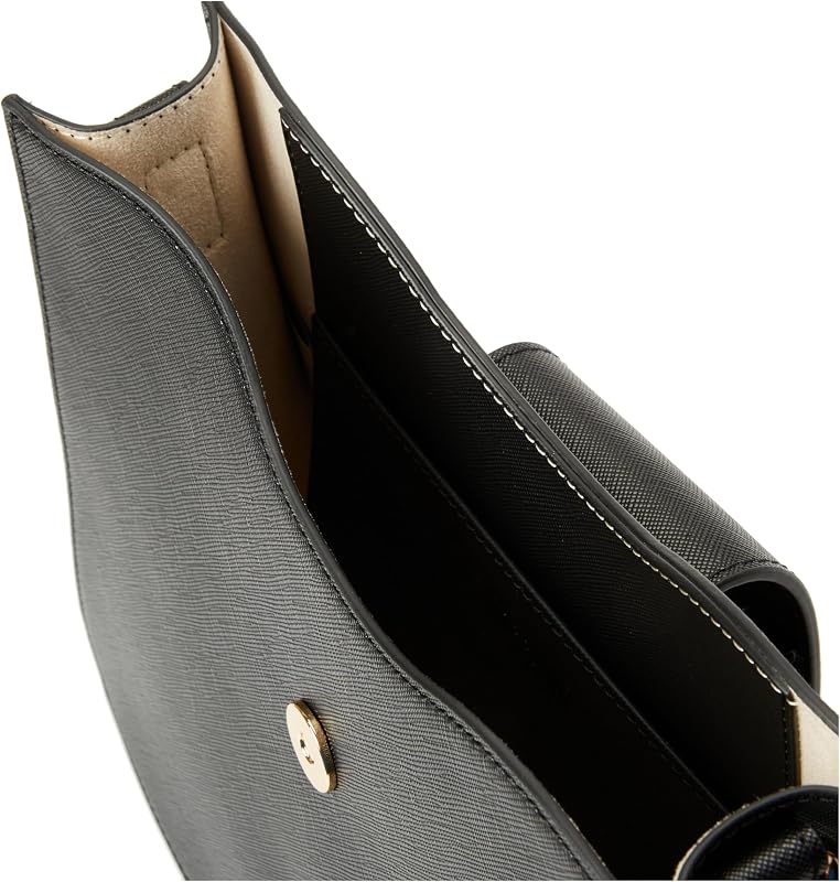 Borsa a spalla Donna, Nero, Taglia unica