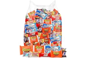 TABOOM Bulk Halloween Assorted Chocolate Candy Mix Individually Wrapped - 1.5lb Fun Size Candy Variety Pack For Trick Or Treats, Party Favors, Snacks & Treats