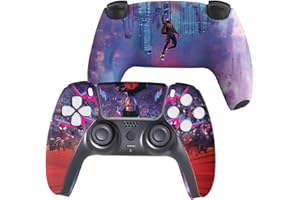 BABY CUDDLE BOX Miles Moraales Spiidervers Custom PS-5 Controller Wireless compatible with Play-Station 5 Console by BCB Controllers | Proudly Customized in USA with Permanent HYDRO-DIP Printing (NOT JUST A SKIN)