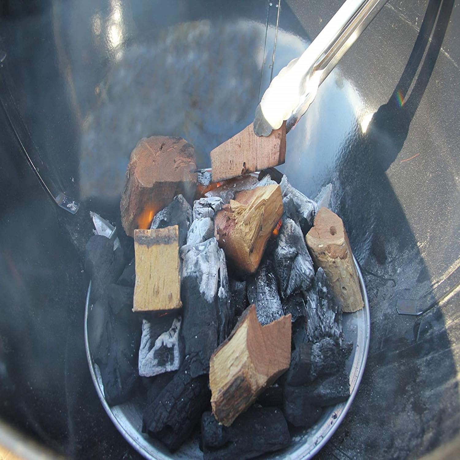 Western Premium BBQ Products Post Oak BBQ Cooking Chunks, 570 cu in : Smoker Chips : Garden & Outdoor