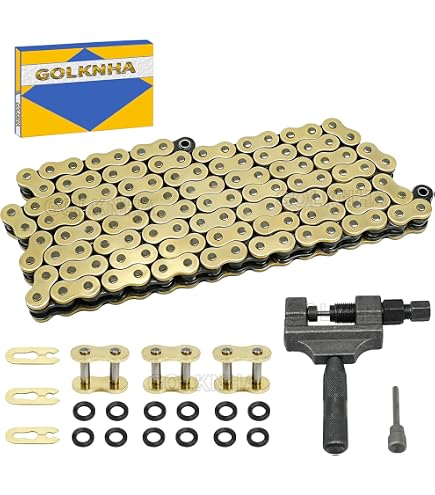 Amazon.com: JT Chain JTC520X1RGB114DL (520 Series) Gold 114 Link