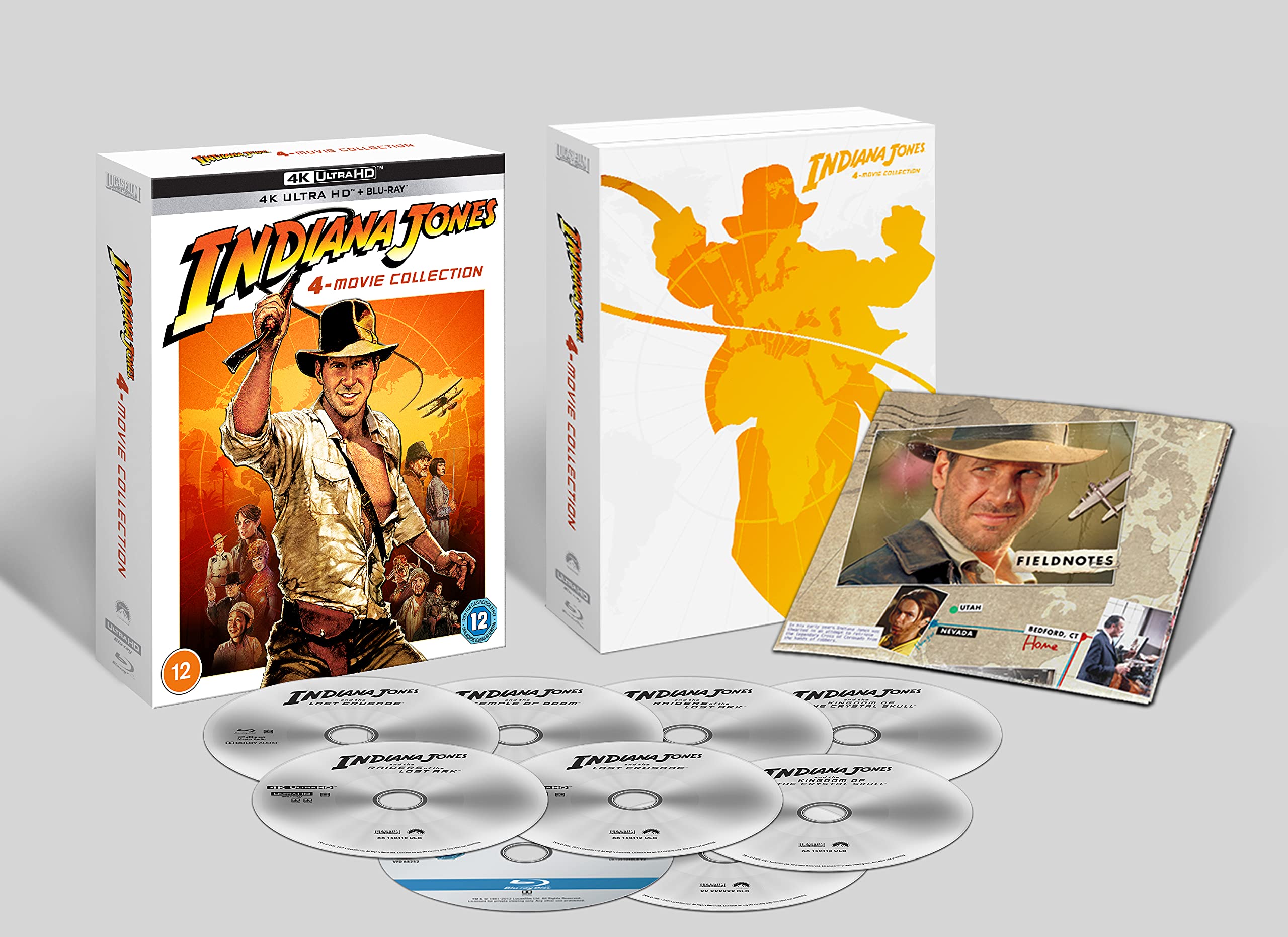 Mua Indiana Jones 4-Movie Collection 4K Ultra HD + Blu-ray [2021] [4K ...