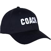 Coach | Carolina Blue Coaching Baseball Hat, Men Women Team Cap