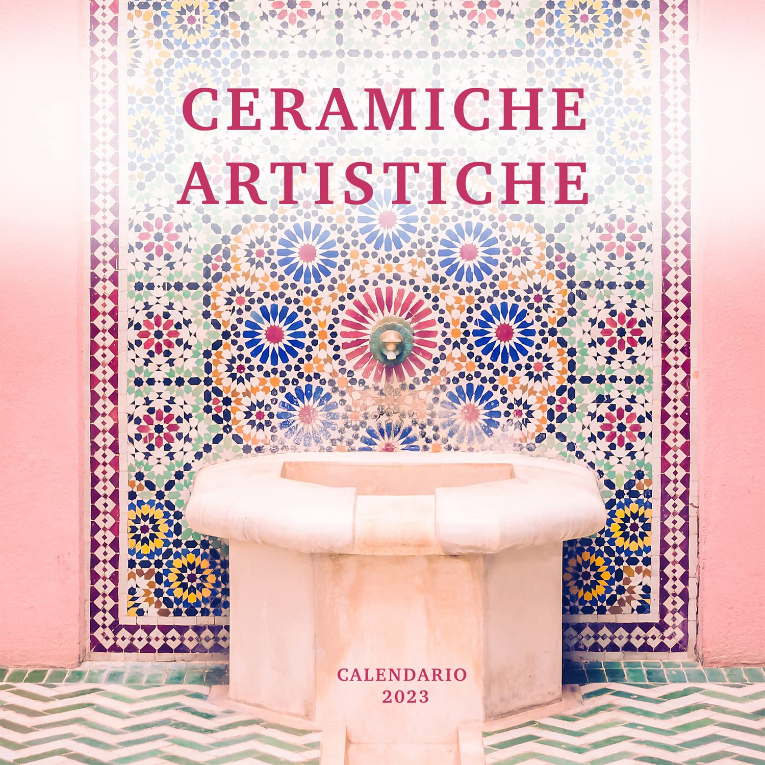 2023 CERAMIC ARTISTIC Wall Calendar, Ideal for Office and Home, 12 Months, 30 x 30 cm