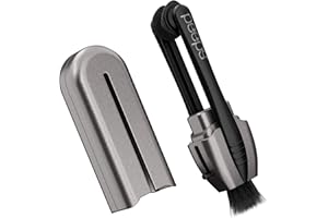 CarbonKlean Peeps Eyeglass Lens Cleaner - Efficient and Durable Carbon Microfiber Technology - Exclusively Used by NASA - 500 Uses (Electroplated Silver)