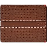 Fossil Men's Leather Bifold Wallet with Flip ID Window for Men