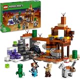 LEGO Minecraft The Badlands Mineshaft 21263 with Explorer Creeper Spider Figures