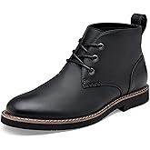 Vostey Men's Chukka Boots Classic Casual Ankle Boots for Men Dress Shoes Lace-Up