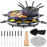 Electric Fondue Pot Set,Cheese Fondue Pot and