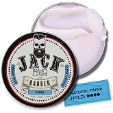 Jack the Barber Hair Fibre for Men, Strong Hold, Matte Finish, 3.4 oz | Strong Hold, Reworkable, Water Soluble, Paraben Free, Short to Medium Hair