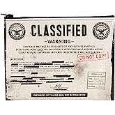 Blue Q Zipper Pouch, Made from 95% Recycled Material, 7.25"h x 9.5"w, Colorful Chunky Zipper