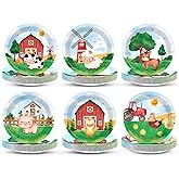 60Pcs Farm Animal Plates 7” Farmhouse Barnyard Large Disposable Paper Plates Farm Zoo Birthday Party Decorations Supplies for Kids Boys Girls Dessert Cake Tableware Dinnerware Baby Shower Party Favors