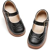 Otter MOMO Toddler Little Girls Oxford Shoes Mary Jane Flat T-Strap School Uniform Party Dress Shoes