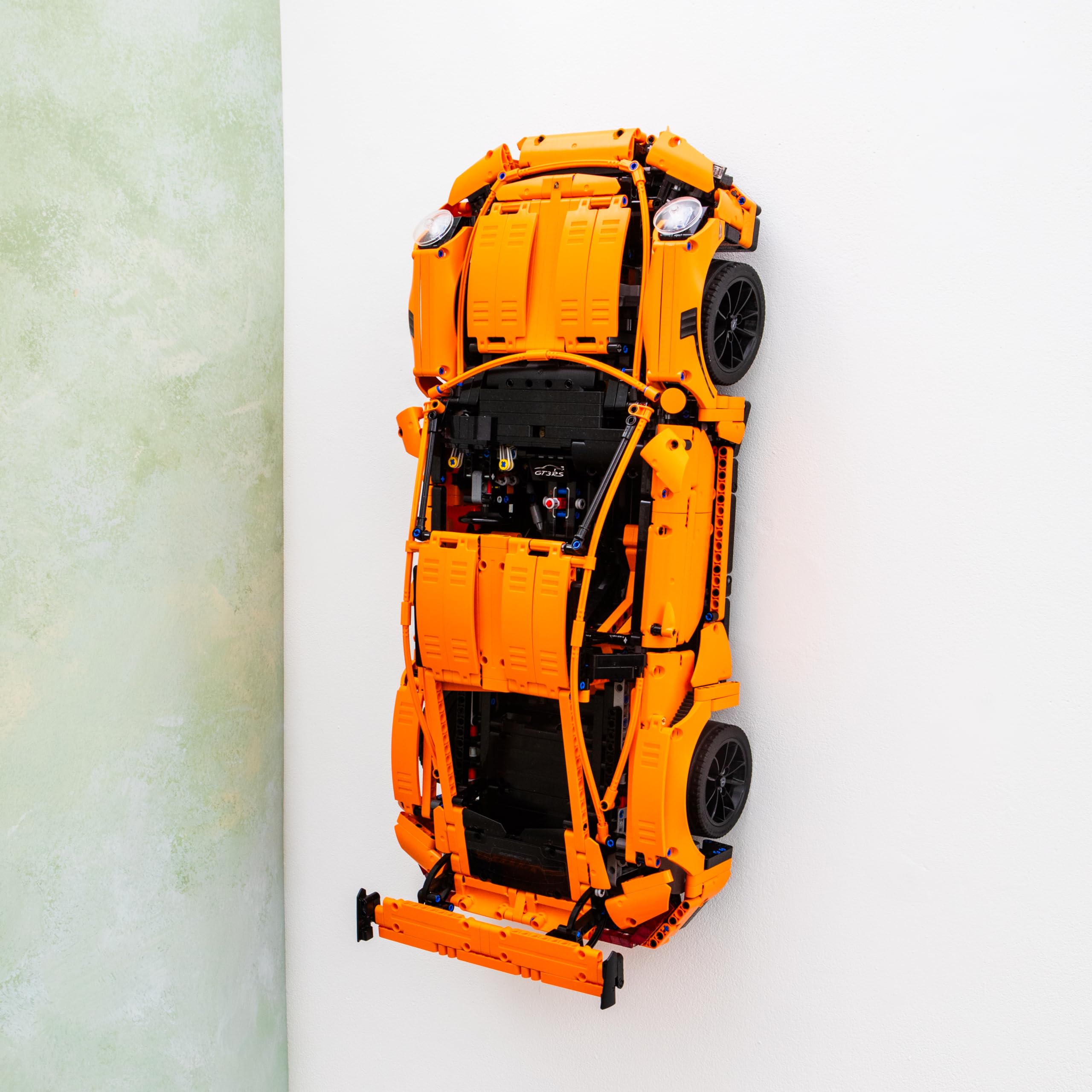 Brickify Wall Mount Bracket Compatible with Technic Porsche 911 GT3RS 42056 - Securely Display Your Car - Set NOT Included