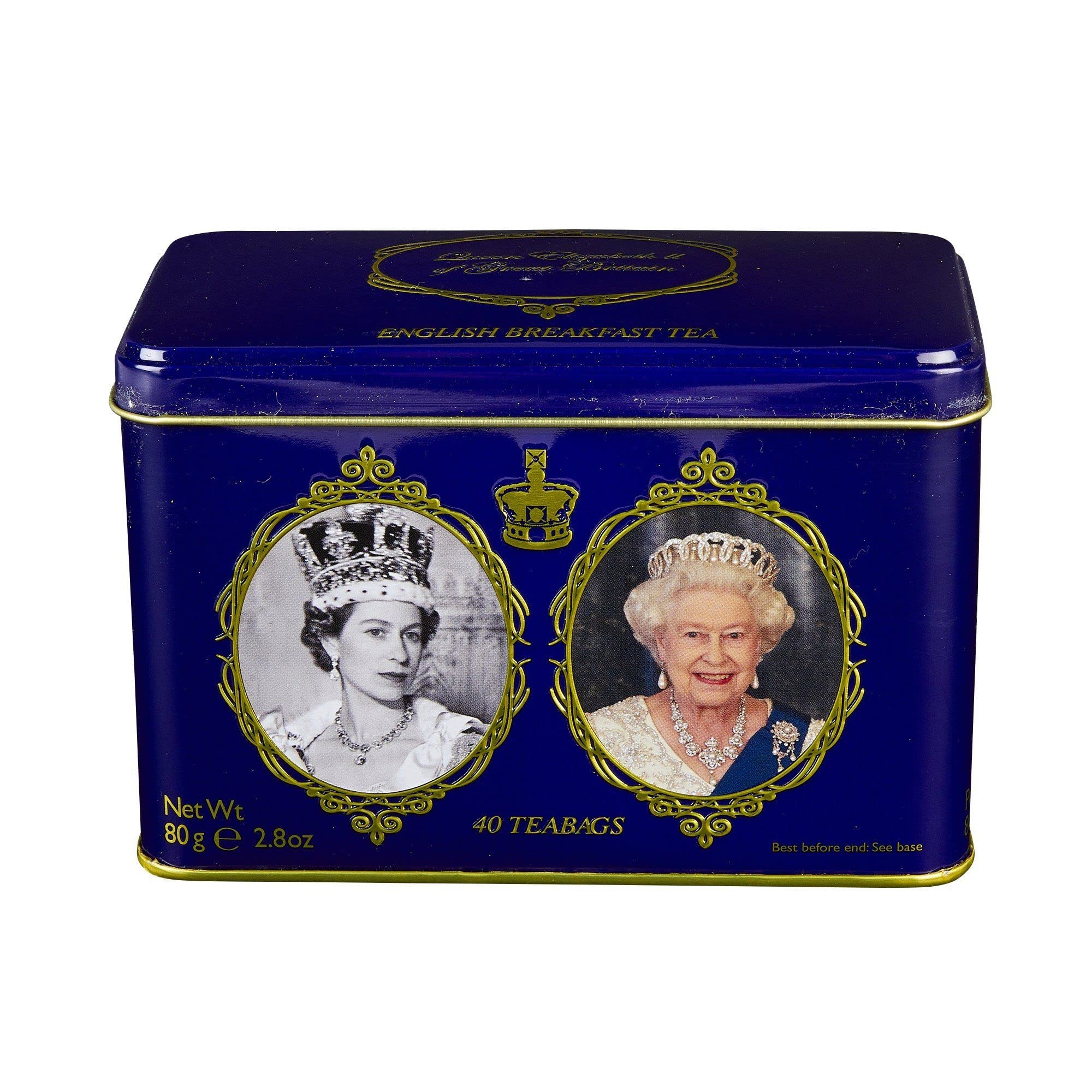 New English Teas Queen Elizabeth II Tin 80 g (40 Teabags)