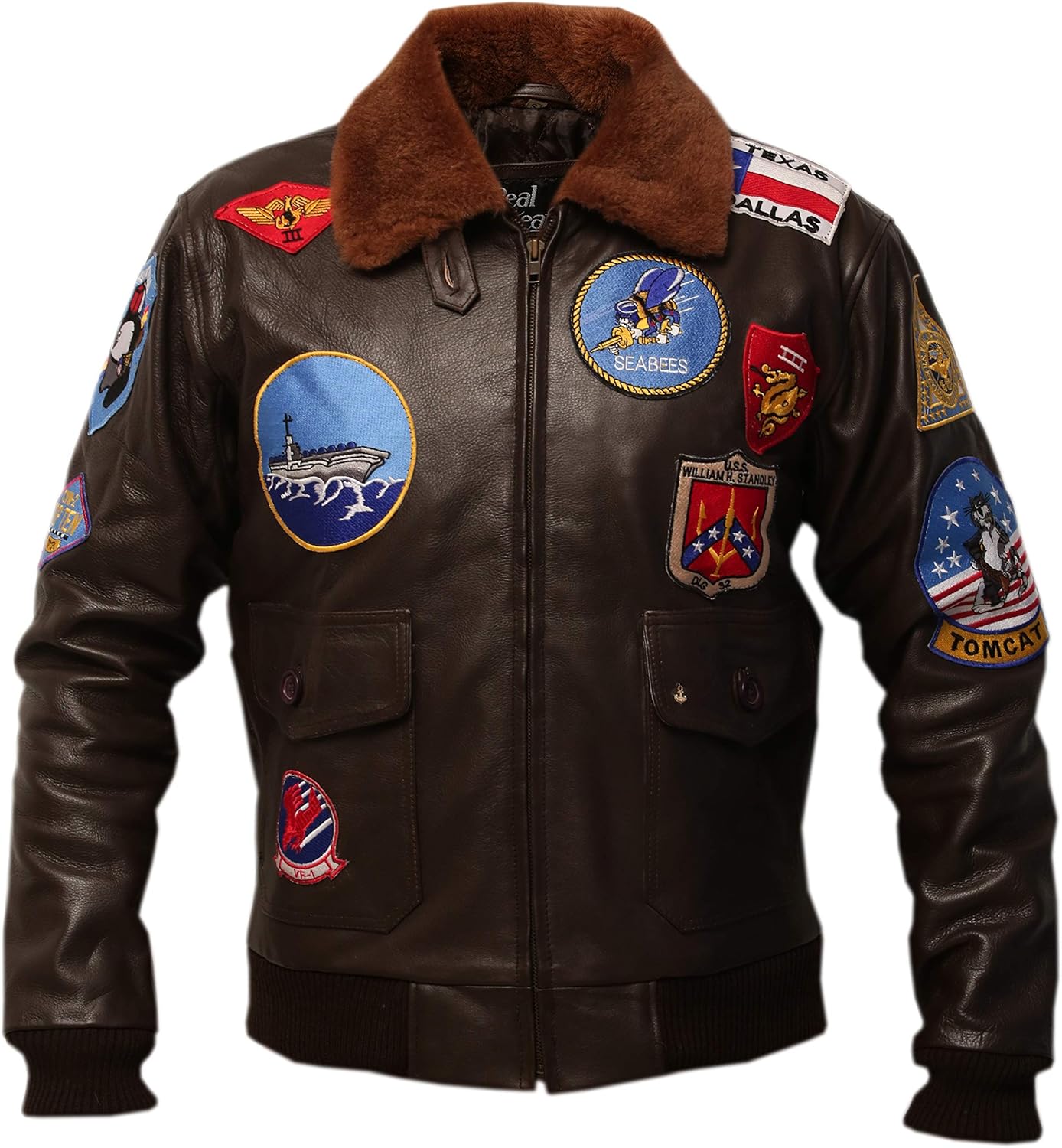 Top Gun G1 Bomber Tom Cruise Pete Maverick Cowhide Leather Jacket M At Amazon Men S Clothing Store