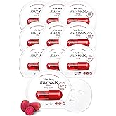 BANOBAGI Vita Genic Jelly Pore Tightening Face Masks Beauty w/Essence & 11 Vitamin Complex | Korean Face Mask Skin Care Sheet | Moisturizing Face Mask Facial Care for Oily Skin (1.8 fl oz, 10 Sheets)